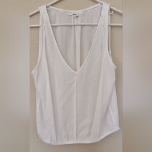 O'Neill White V-Neck Tank Top